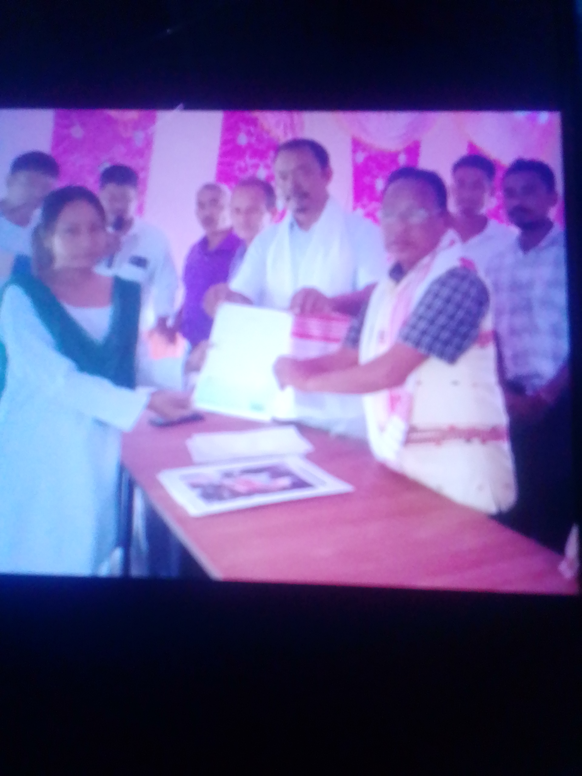 The College has received for the first time Mukhya Mantri Nijut Moina Asoni . Scholarships for the girls students Rs . 1250  by cheque distribution ceremony held on 27 October 2025,  inaugurated by Mr Rajesh Payeing , president Nowboicha Mandal B J P